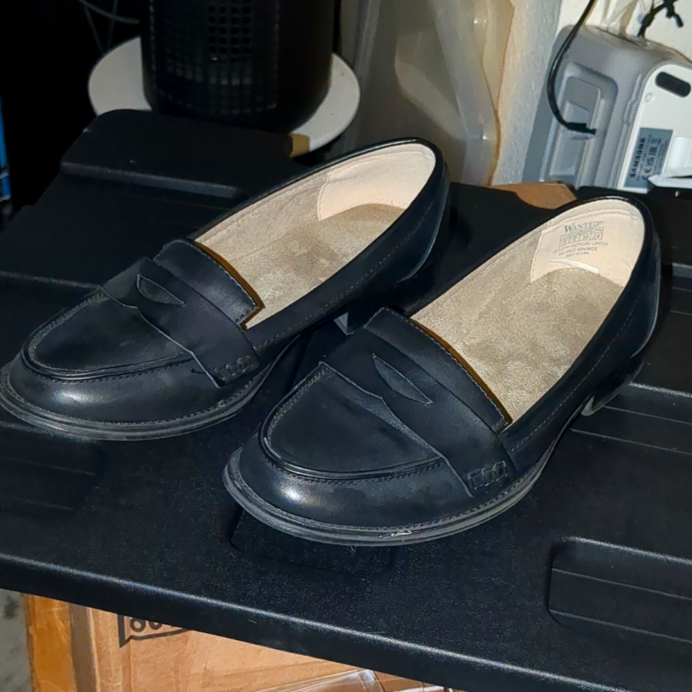 Wanted brand, Penny loafers size 8, used in very good condition.